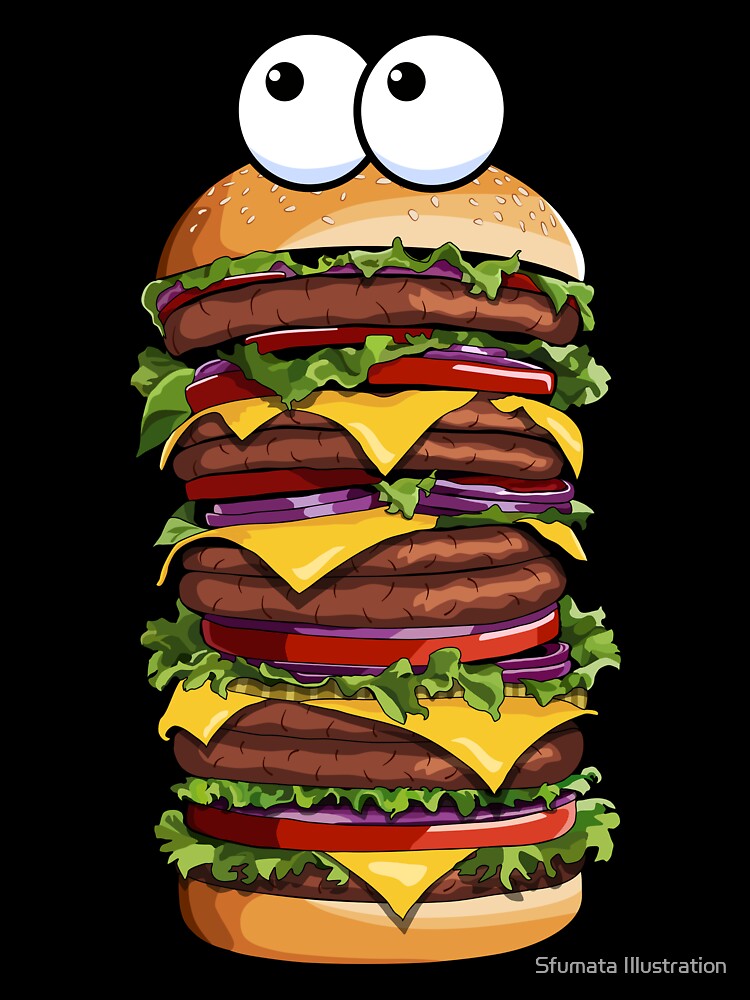 Monster Burger by Sfumata Illustration