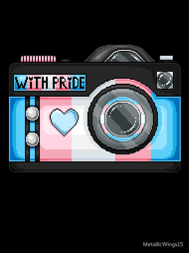 Trans Pride Pixel Camera by MetallicWings15