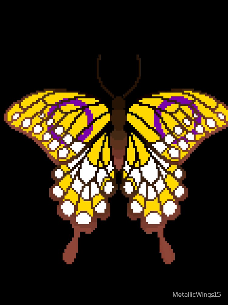 Intersex Pride Butterfly by MetallicWings15