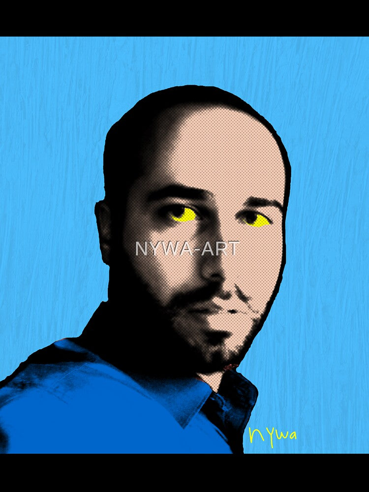 SEXY FUNNY BOY - Pop art colors - boy by NYWA-ART