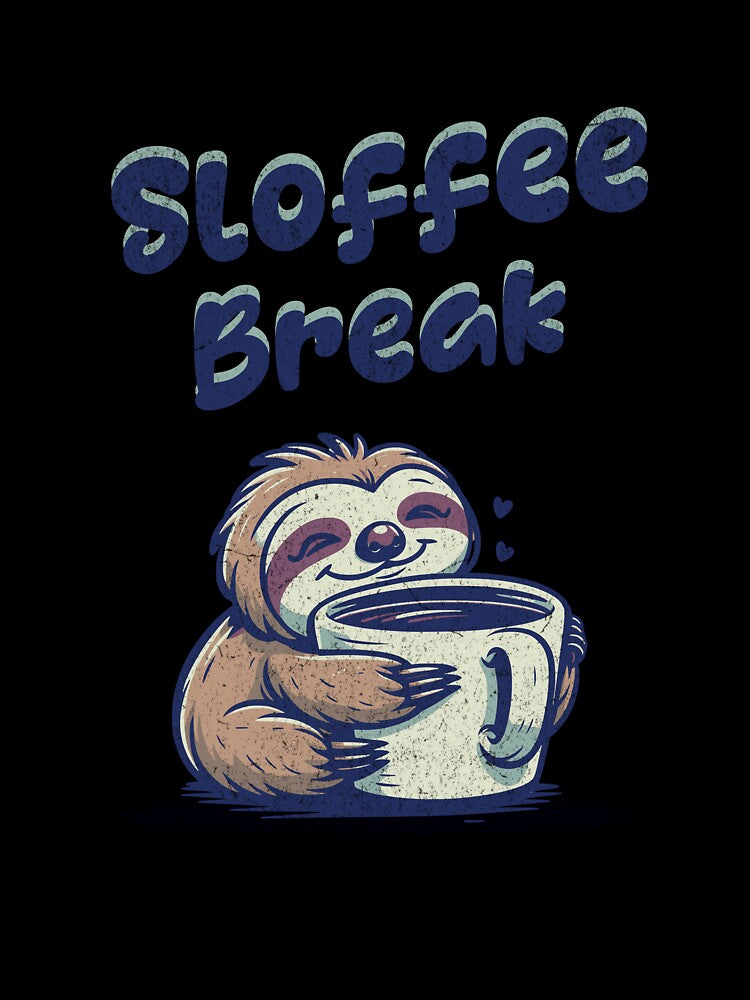 Coffee break sloth sloffee by LoomLevel