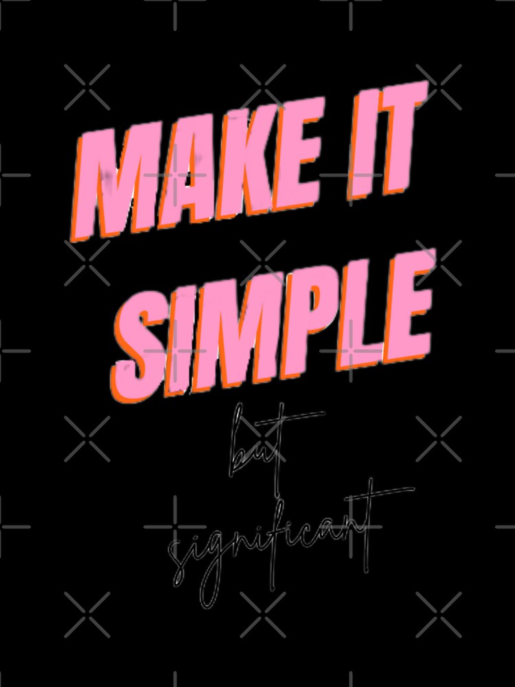 Make it simple by Ykartwork