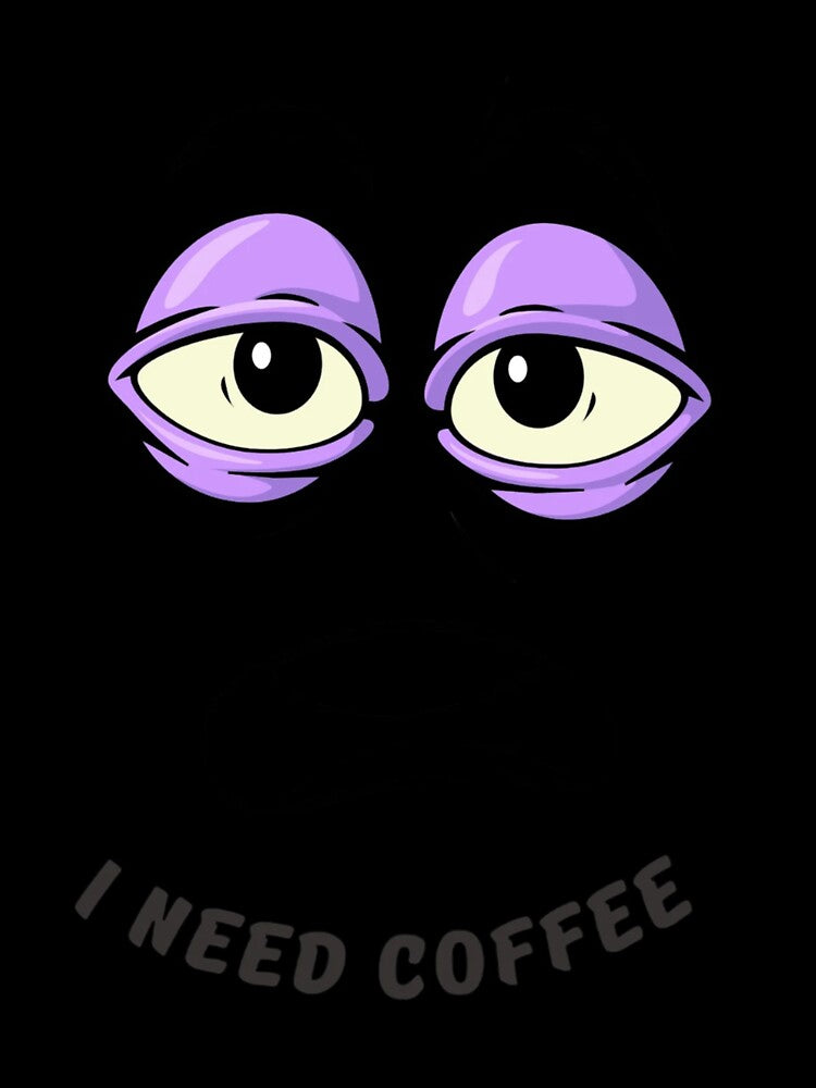 I Need Coffee | Bold Coffee Text Design by CraftedByAdil