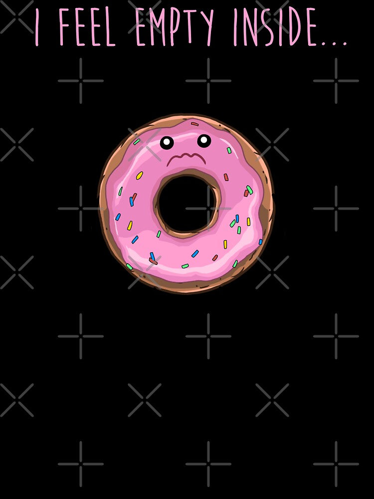 I feel empty inside - Donut by Drawingvild