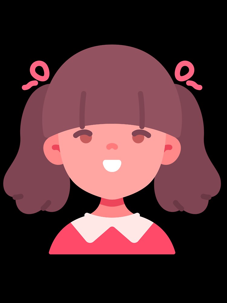 Girl Face Character by KidsAwesom