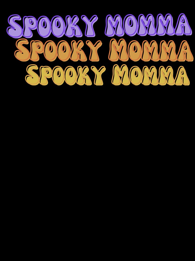 Spooky Momma Retro Ghost Halloween by ZazzyPumpkin