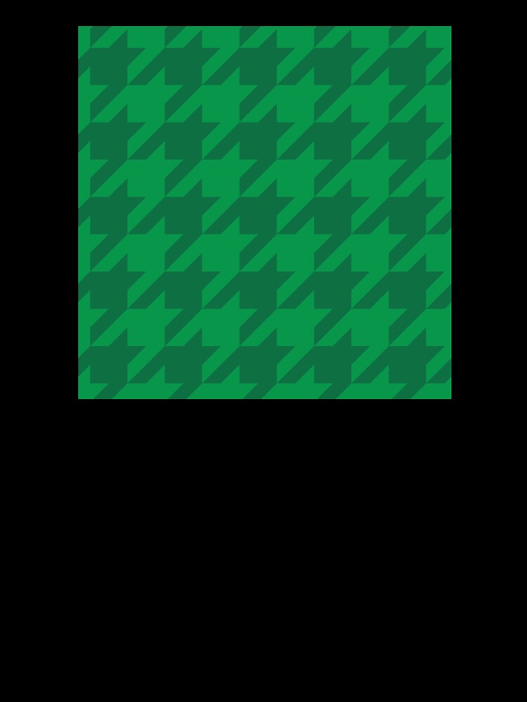 Forest Green Houndstooth by curtjankadesign