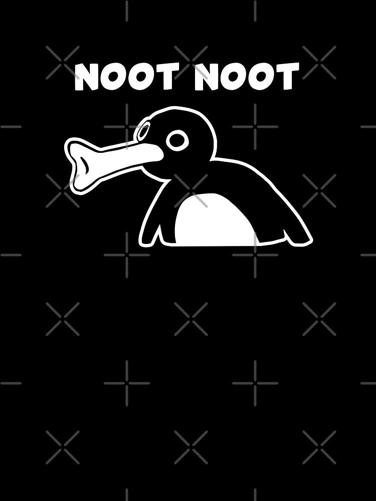 Noot Noot Pingu Meme (Light Pink BG) by FilipeFerreira