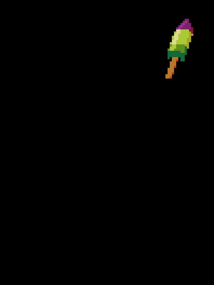 Pixel Scribbler popsicle - pixel food art by LittleFoodShop