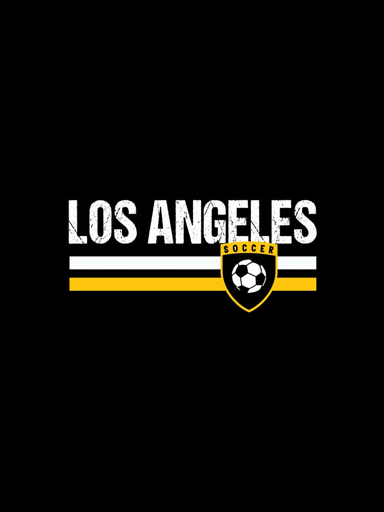 White Soccer Fan Creation LA Los Angeles by MollyLYork