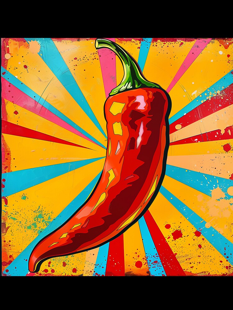 Chilli Pop Art 4 by AstroRisq