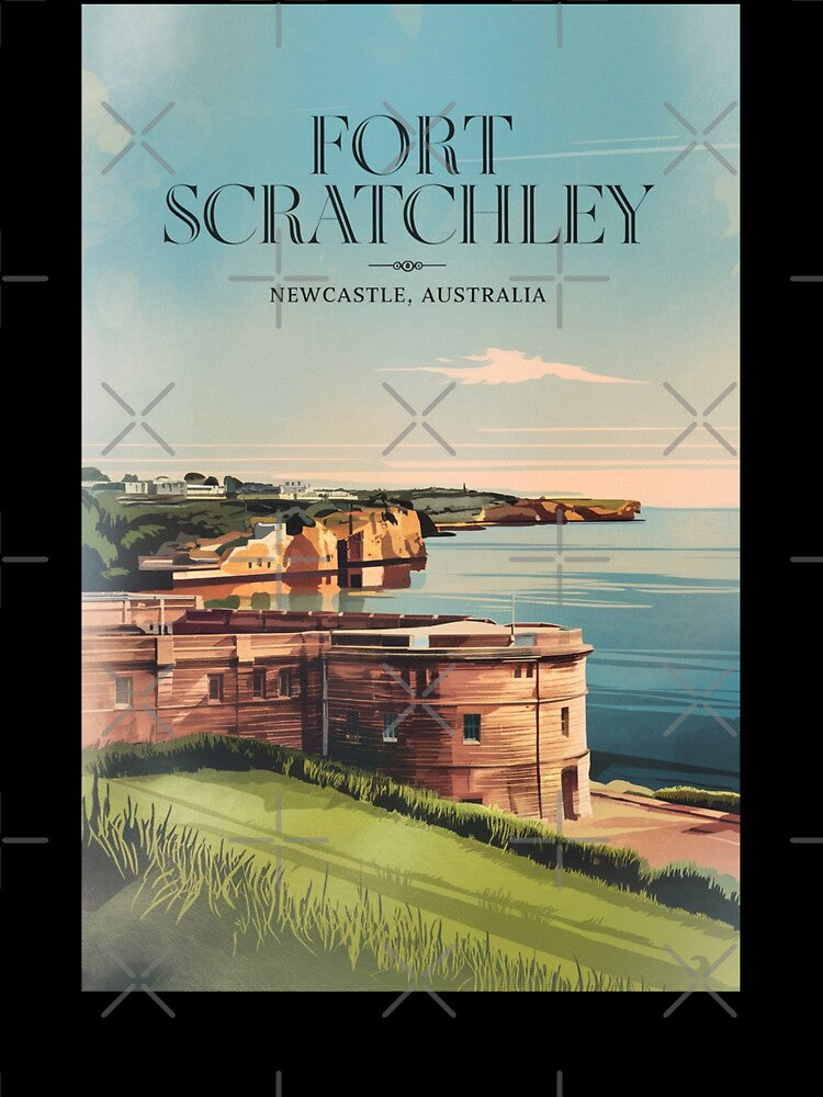 Newcastle Vintage Travel Poster by TravelerRat