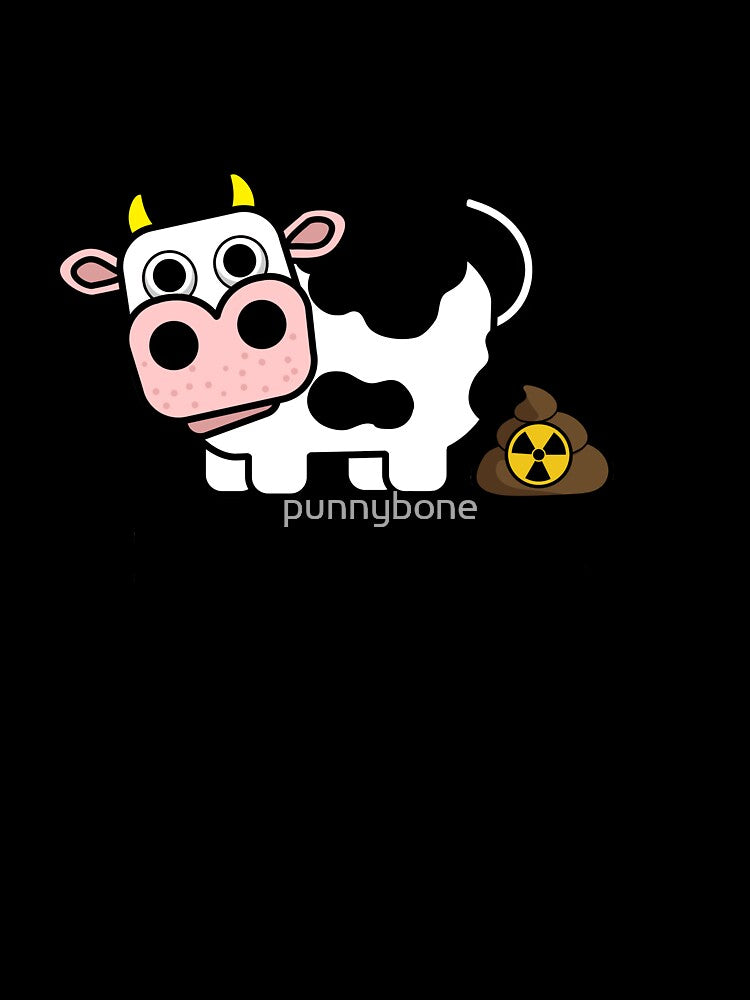 Mooclear Bomb Cute Cow Pun by punnybone