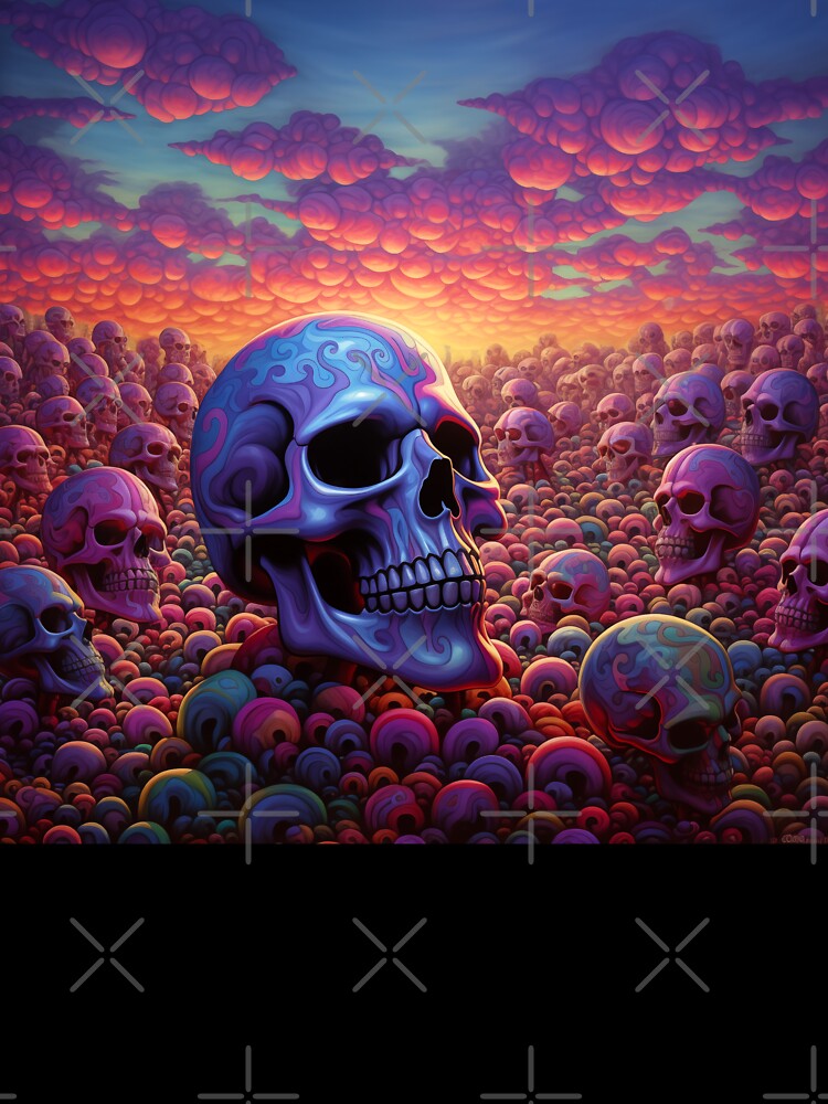 Fantasy Field of Cotton Candy Skulls by Matt's Artificial Nature
