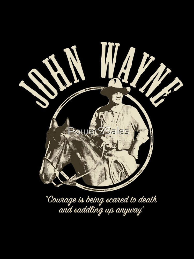 John Wayne Cowboy Western Vintage Shirt by PowerSSales