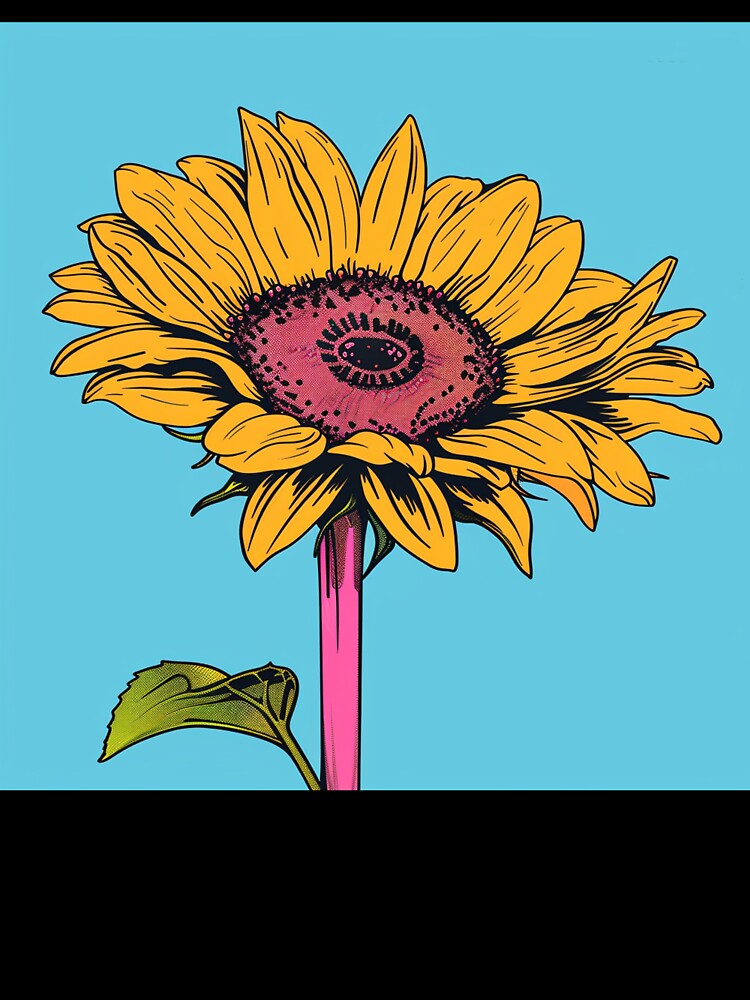 Sunflower Pop Art 4 by AstroRisq