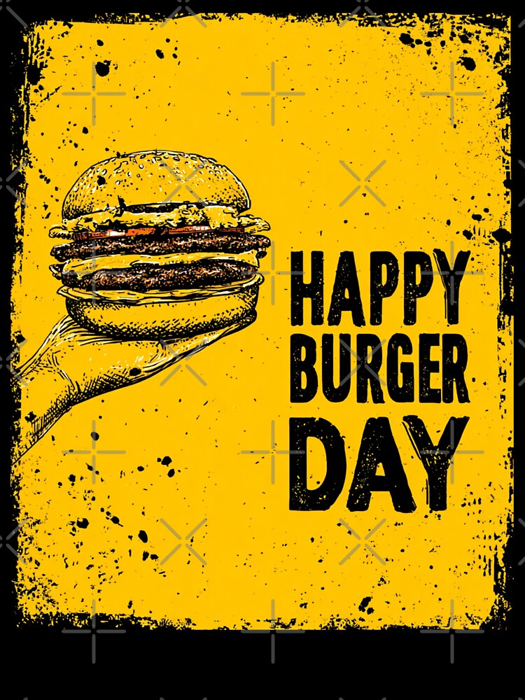 Happy Burger Day by StudioRedKoala
