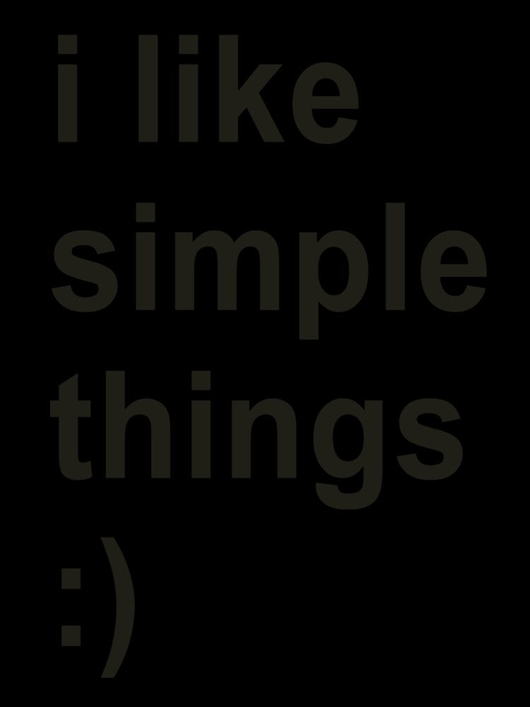 I Like Simple Things by Liselotteape