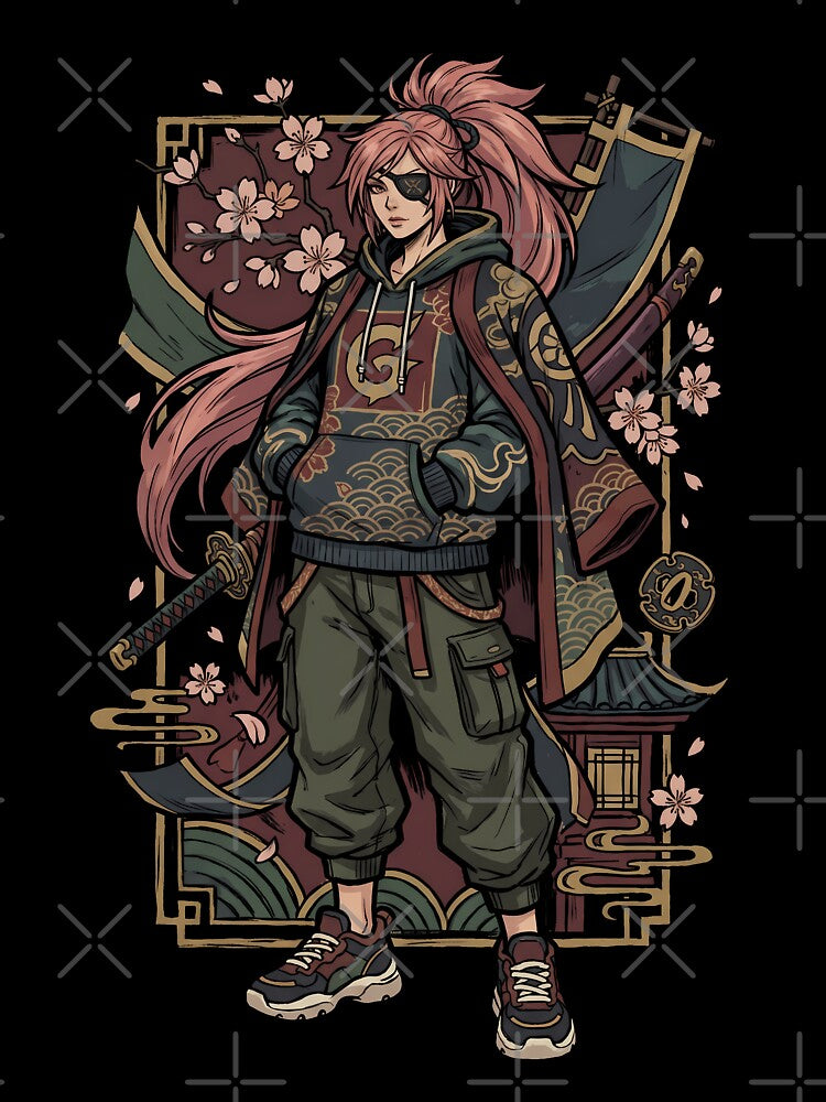 Relaxed Baiken Guilty Gear – Modern Samurai Casual Wear by Senpaiwaves
