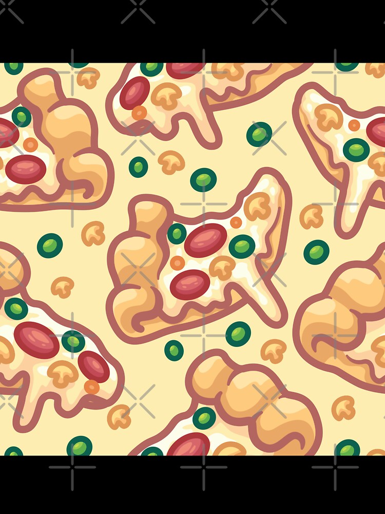 Cheesy Pizza Pattern Graphic by Legendary  Status