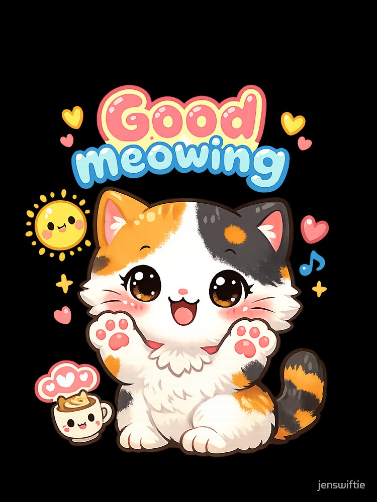 Kawaii cat by jenswiftie