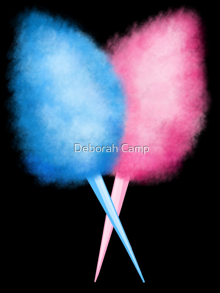 Blue and Pink Cotton Candy Fairy Floss by Deborah Camp
