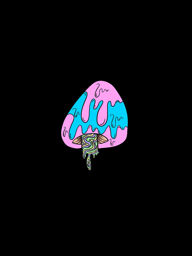 Drippy Cotton Candy Mushroom by giannadiane
