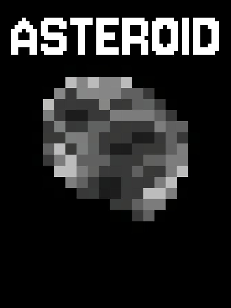Pixel Art Asteroid by E-engineering