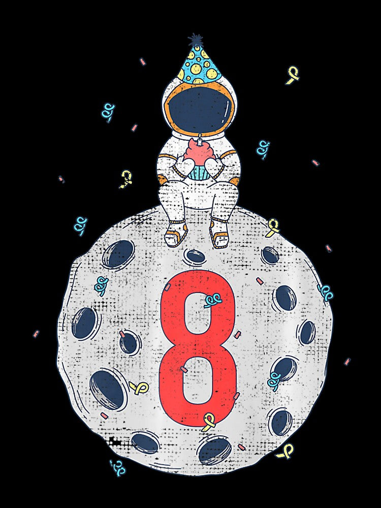 8th Birthday Space Birthday Party Premium by WindaJay