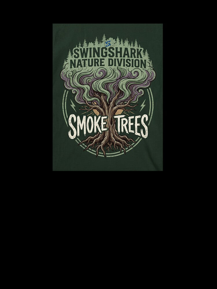 SwingShark Nature Division - Smoke Trees Gorpcore Streetwear by SwingShark