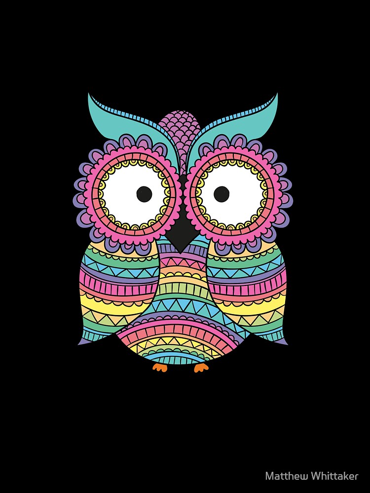Cute Owl Short-Sleeve by Matthew Whittaker