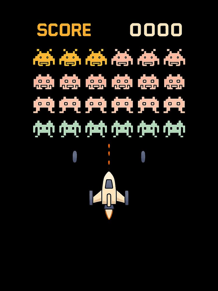 Retro Airplane Arcade Game Pixel Design by SoftSproutstu