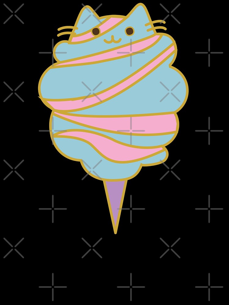 Cat'N'Candy - Cotton Candy Kitty Cat by arturekdesign