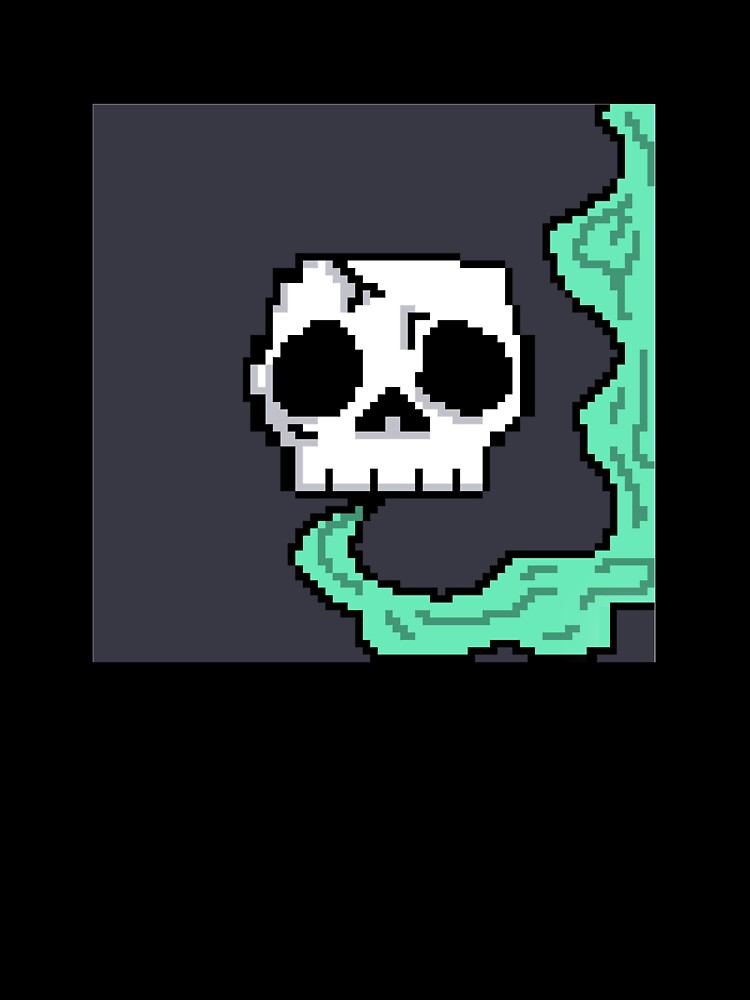 Pixel art skull by t-pixel