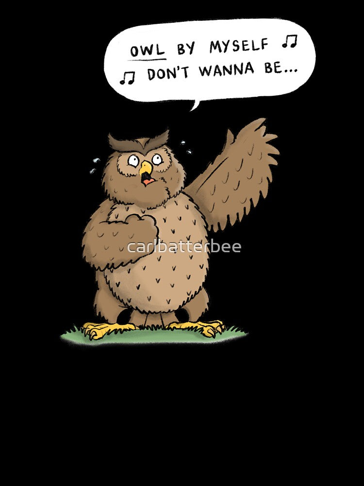 Owl By Myself by carlbatterbee