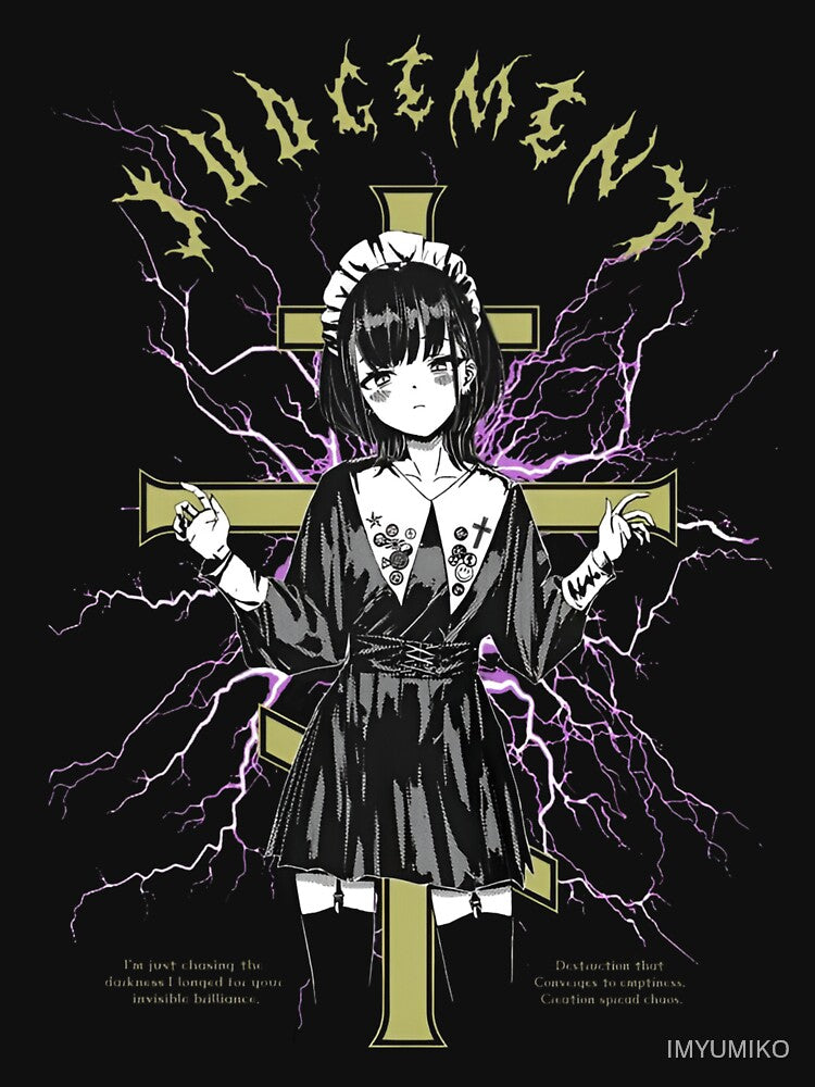 Gothic T-shirt "Judgement" by IMYUMIKO