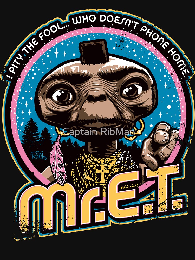 Mr. E.T. - 80s Retro Vintage Mash-Up by Captain RibMan