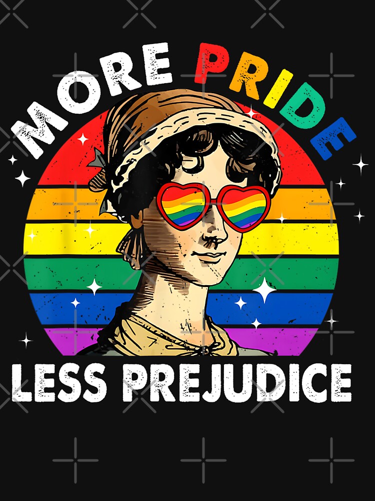 More Pride Less Prejudice Rainbow LGBT Pride Gay Lesbian by lidanmasi