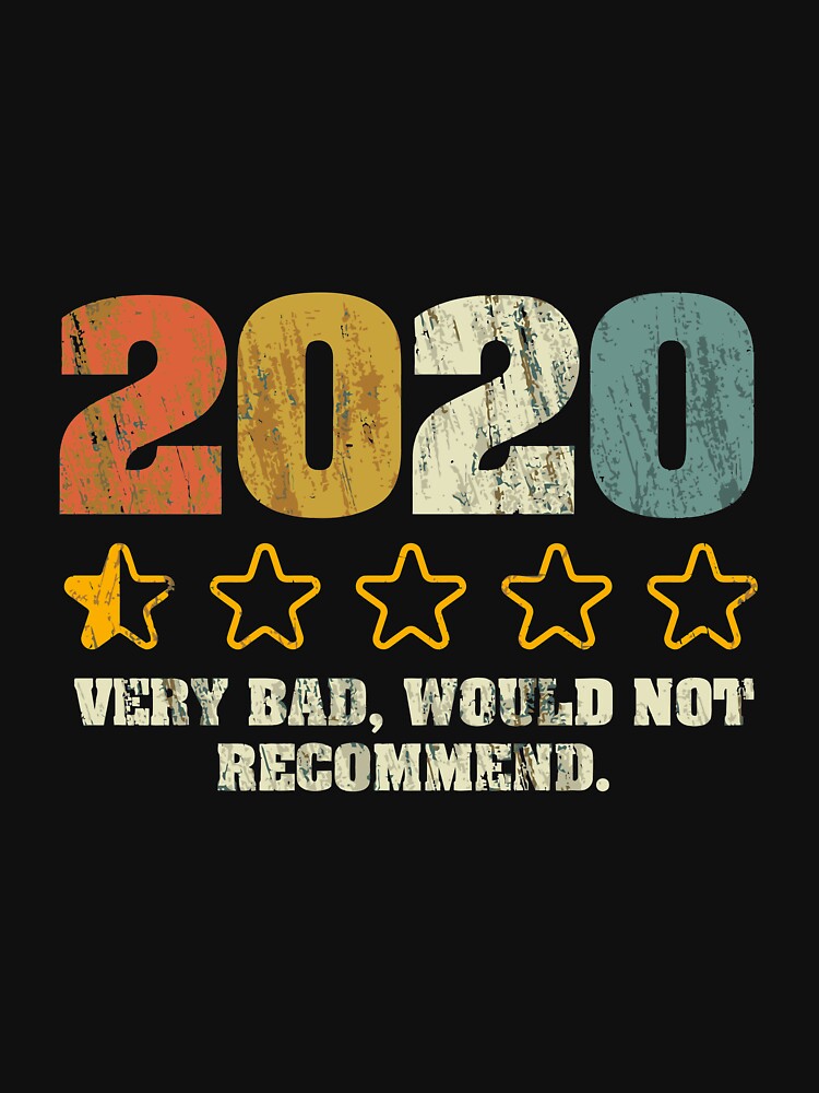 2020 Very Bad Would Not Recommend - 1 star Vintage Long Sleeve T-Shirt by wymanlynna