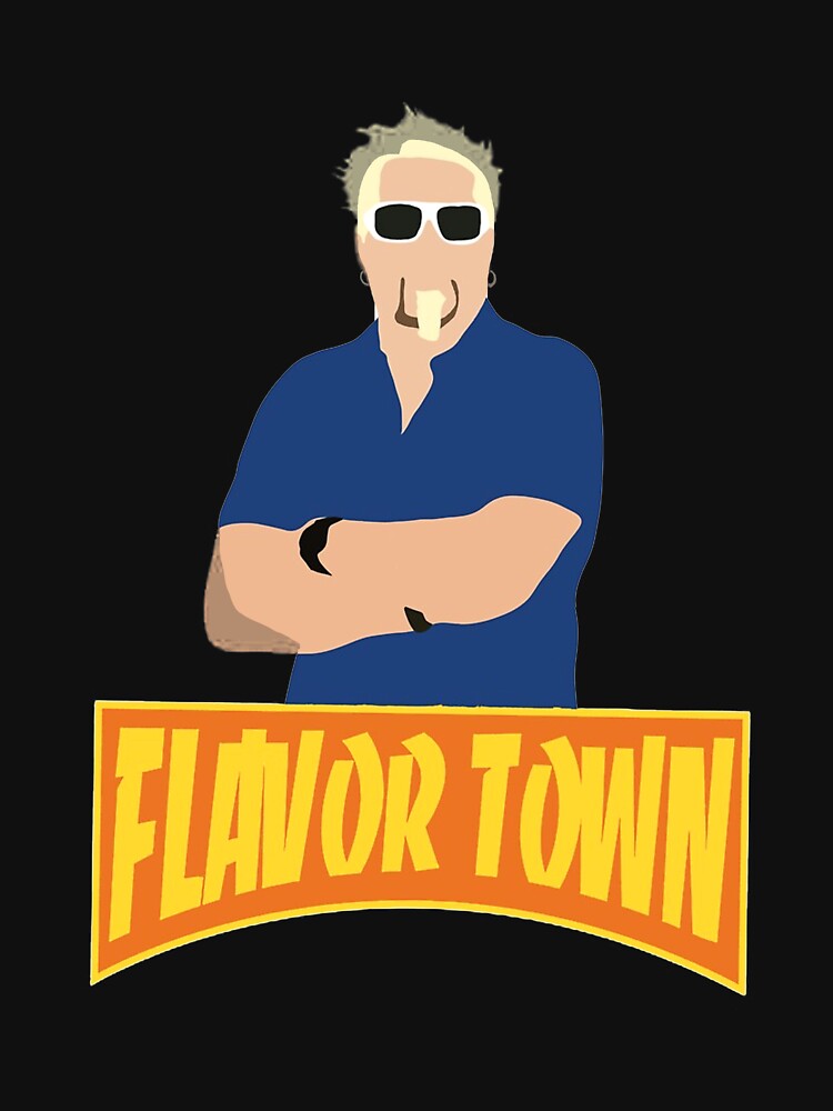 Guy Fieri Flavortown Unisex T Shirt by MargaretBStock