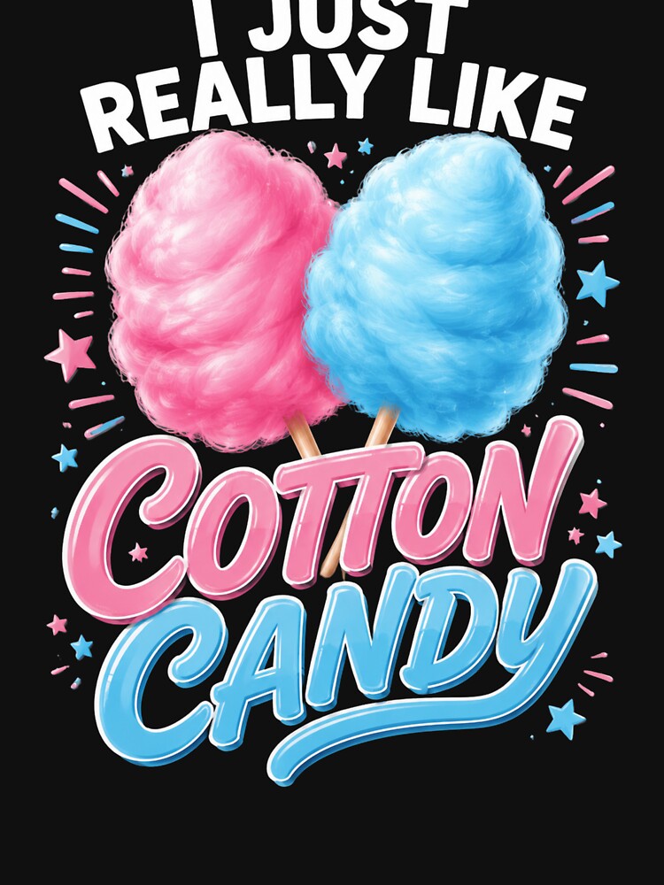 I Just Really Like Cotton Candy Sweet Treat Fan by FormalDehyena