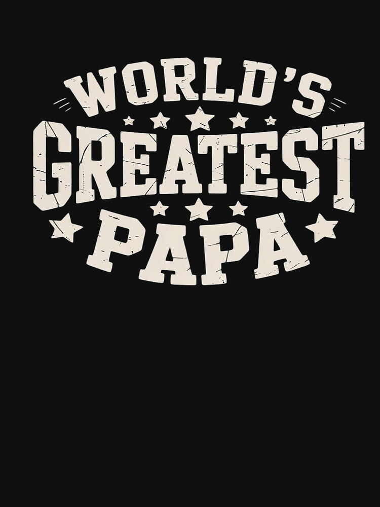 World's Greatest Papa Funny Dad Father's Day by FranzFriesen