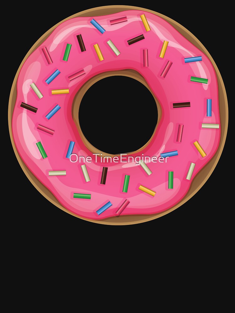 Pink strawberry Donut by OneTimeEngineer