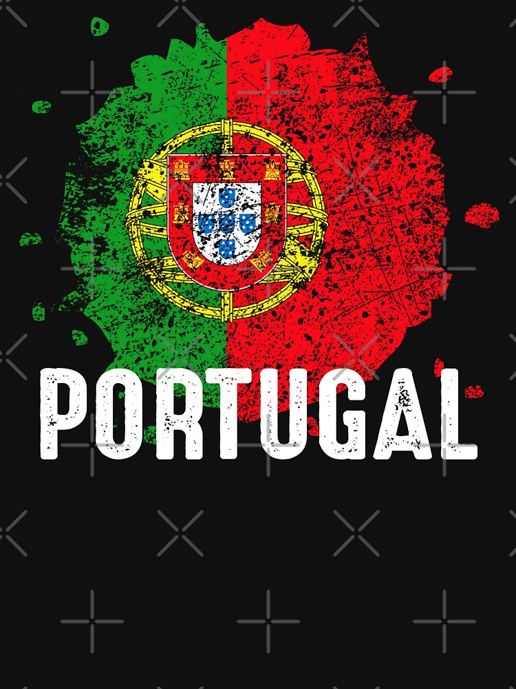 Portugal Flag Vintage Unique Distressed Design by NUMAcreations