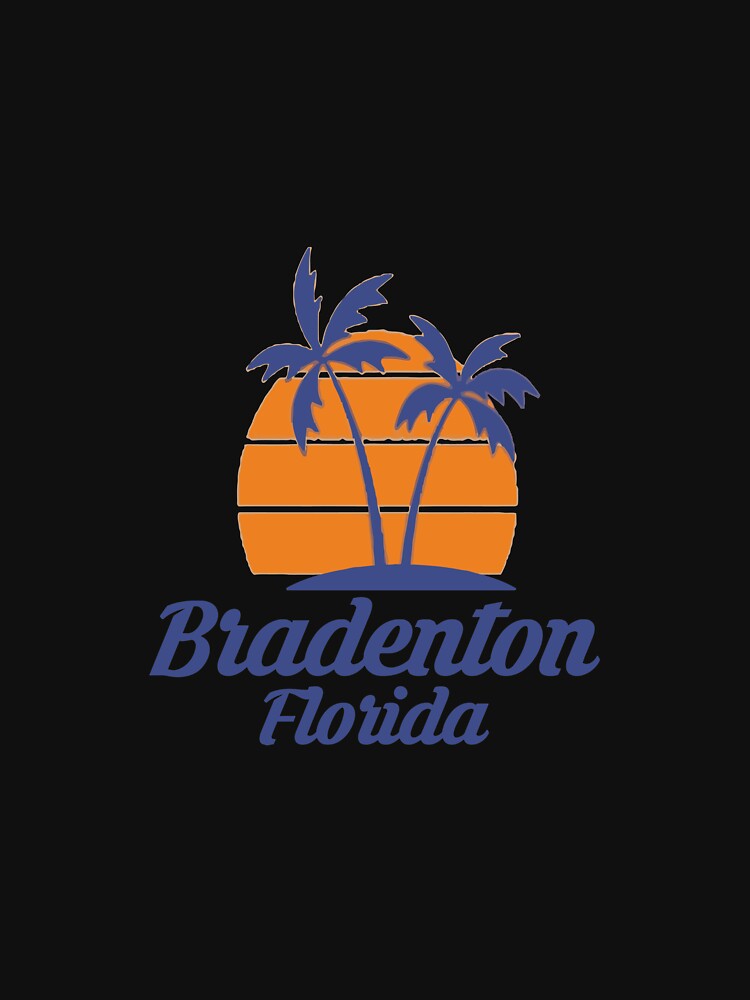 Bradenton Beach Florida FL City State Tourist Long Sleeve T-Shirt by beckergree