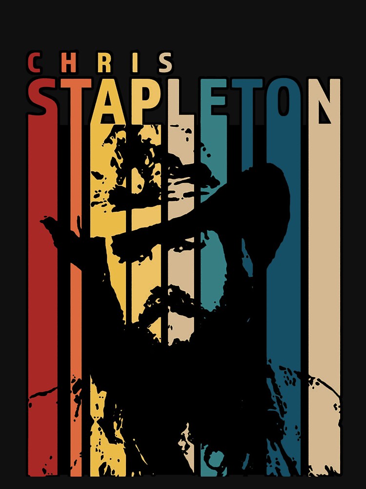 Chris Stapleton Retro Vintage T-Shirt by jadonz