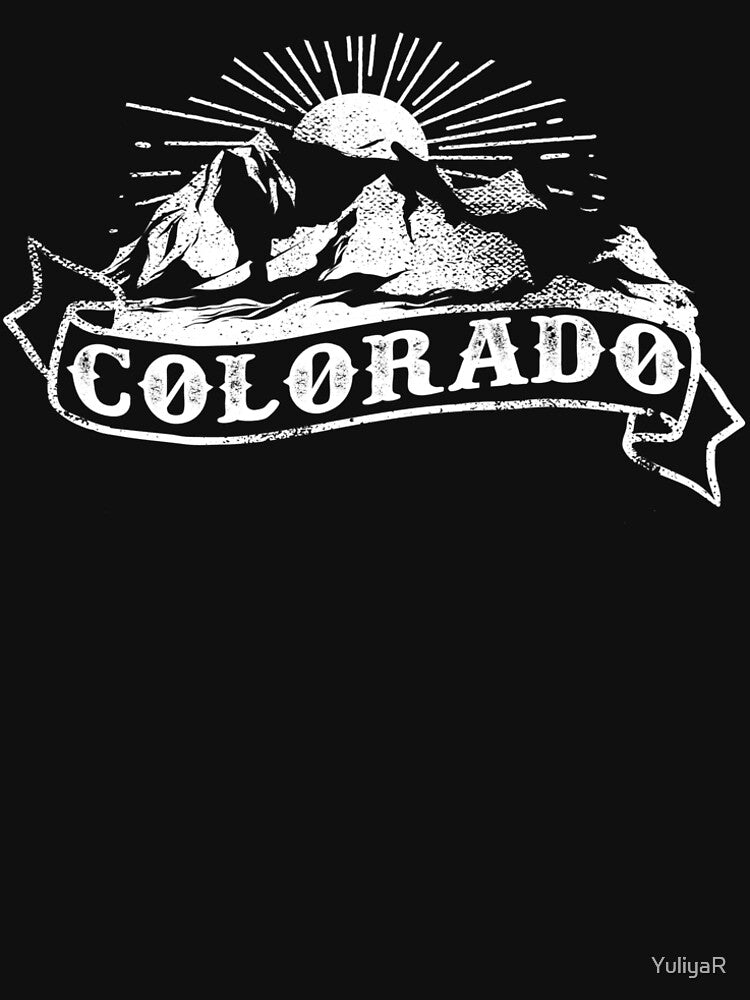 Vintage Colorado Mountains Tattoo by YuliyaR