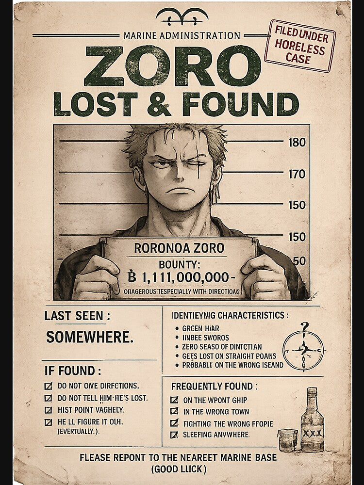 Zoro Lost & Found by Hozukimaru