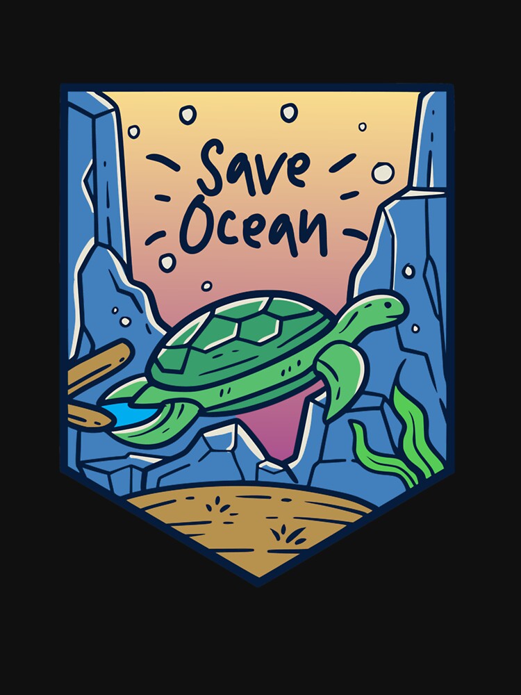 Save ocean Premium T-Shirt by DetlefGrube