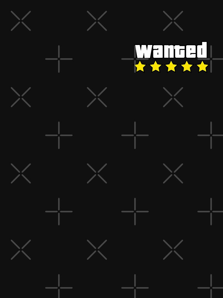 Wanted Level 5 Star - Video Game Aesthetic by LoFi-OG